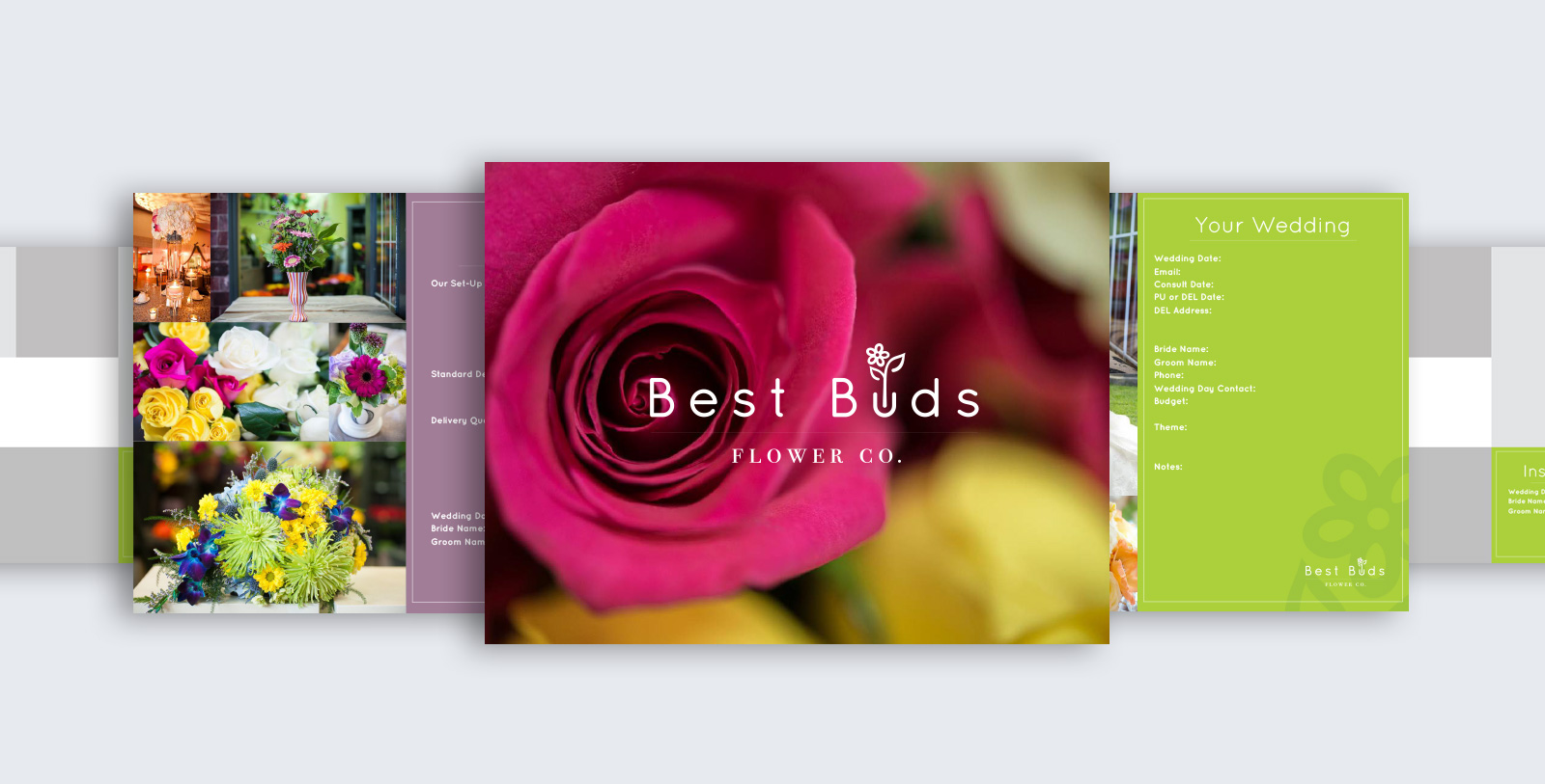 Best Buds Wedding Presentation Booklet